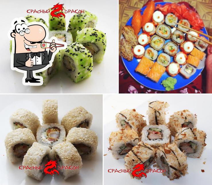 Essayez de nombreuses options de sushi