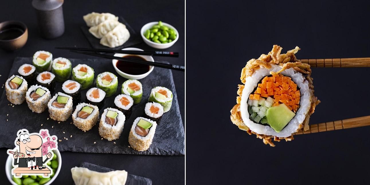 Get various sushi options