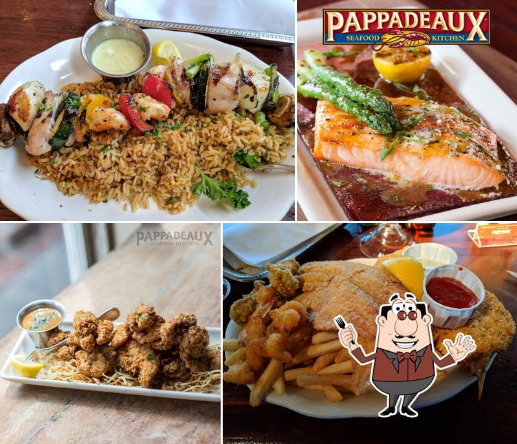 Food at Pappadeaux Seafood Kitchen