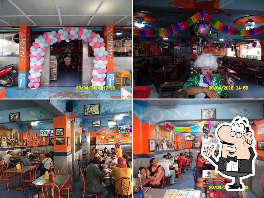The interior of Dany Burger