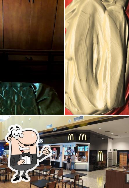 O interior do Mc Donald's Ourinhos Plaza Shopping