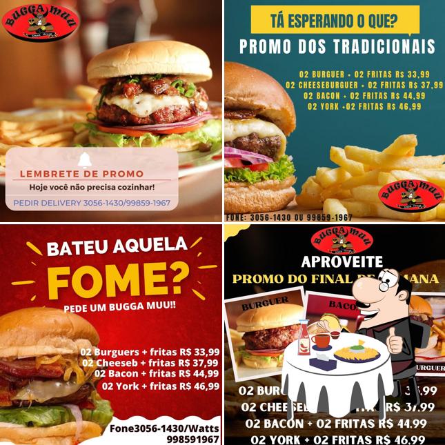 Hambúrguer em Bugga Muu