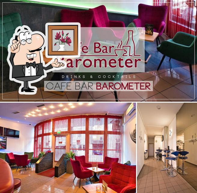 Die Inneneinrichtung von Café Bar Barometer