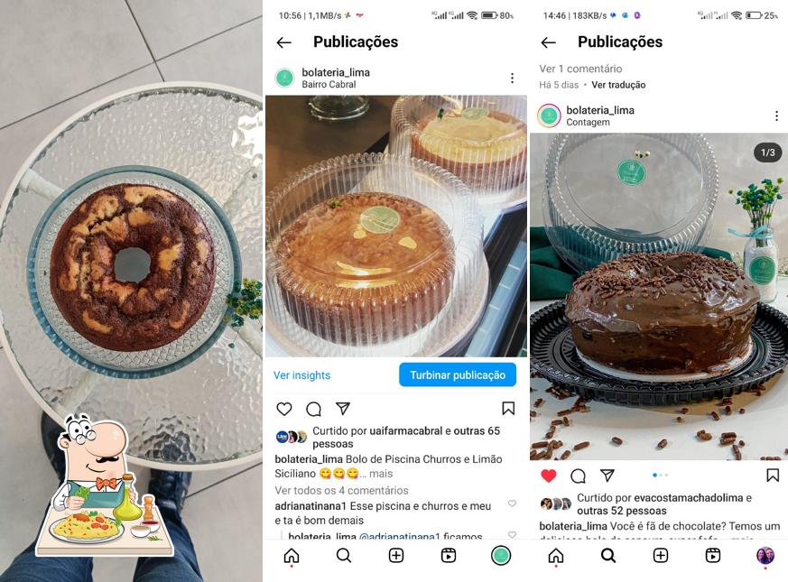 Comida em Bolateria Lima