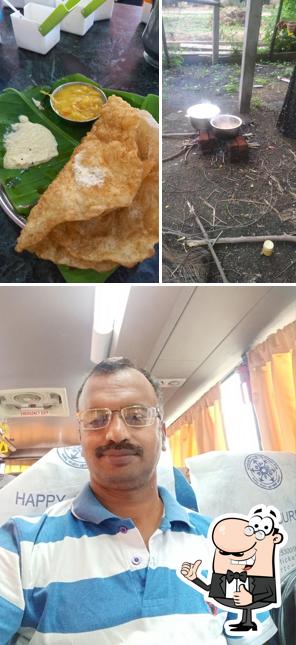 See this picture of madhura restaurant