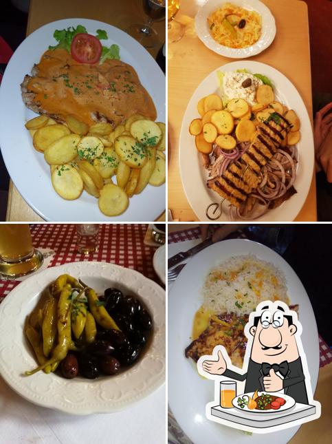 Блюда в "Restaurant Poseidon - griechische Spezialitäten"