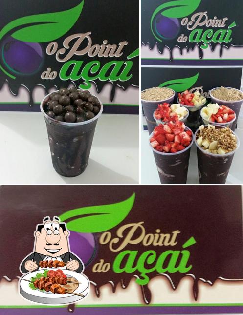 Comida em O Point do Açaí