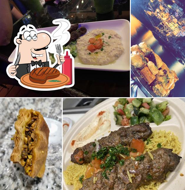 Order meat dishes at Lazeez Mediterranean - 620