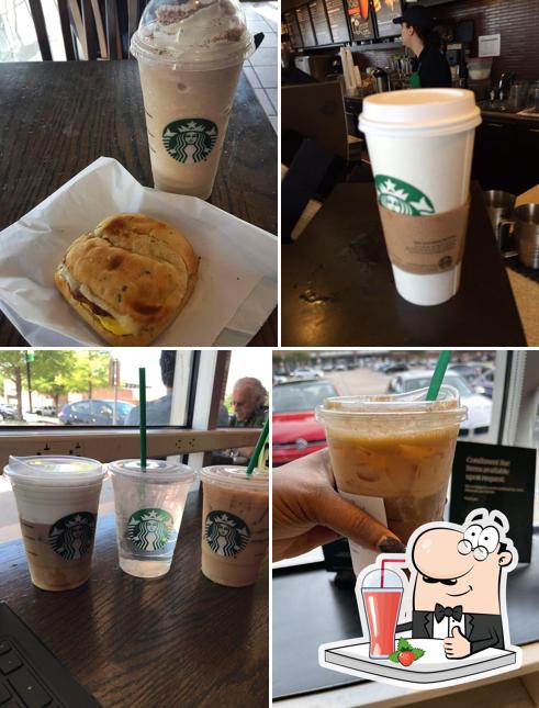 "Starbucks" предоставляет гостям широкий ассортимент напитков