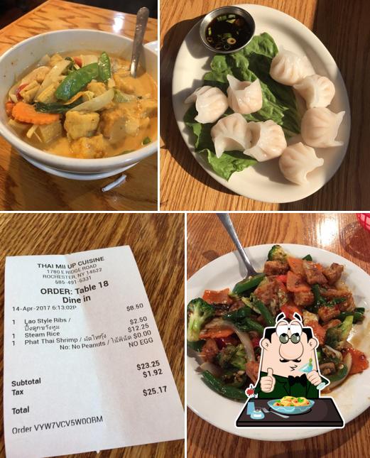 Thai Mii Up Cuisine in Irondequoit Restaurant menu and reviews
