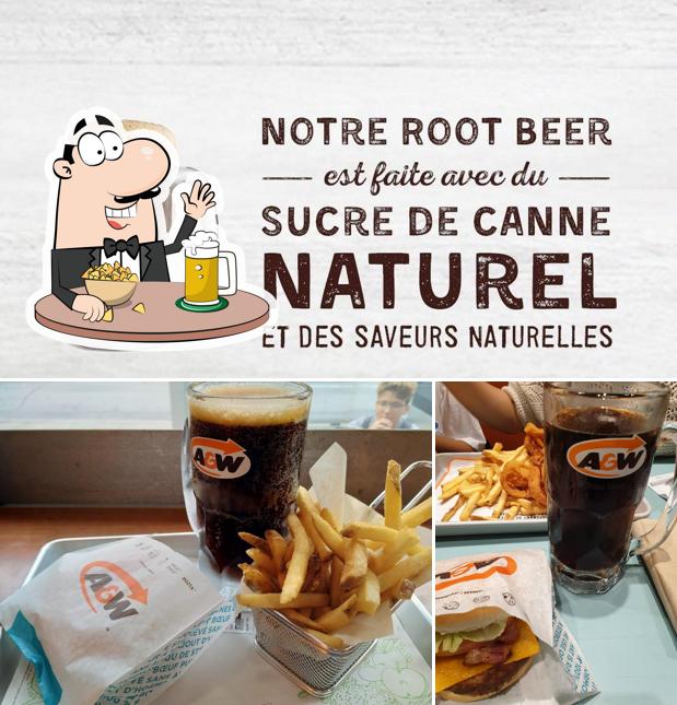 A&W propose un évantail de bières