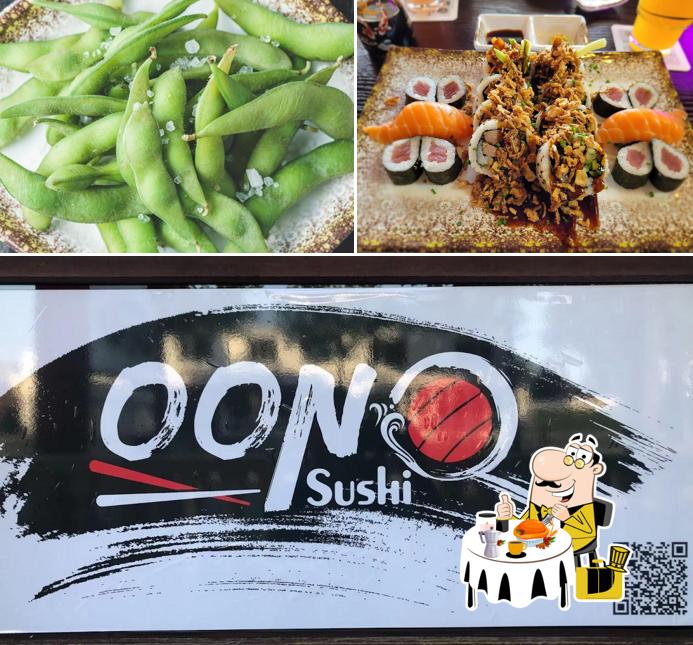 Comida en Oono Sushi
