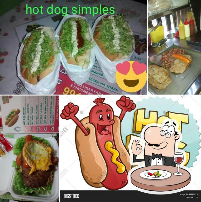 Comida em Hot Dog Do Tio Lee
