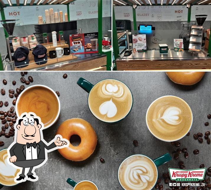 Jetez un coup d’oeil à l’image représentant la intérieur et boisson concernant Krispy Kreme