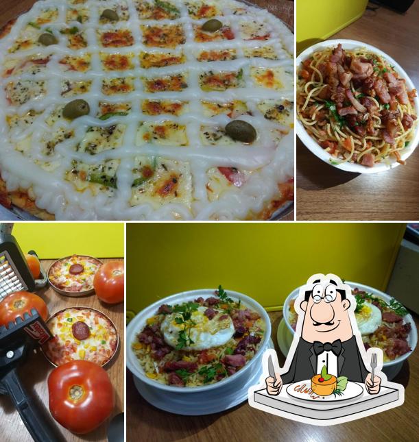 Comida em Pizzaria e burgueria Saramenha on-line