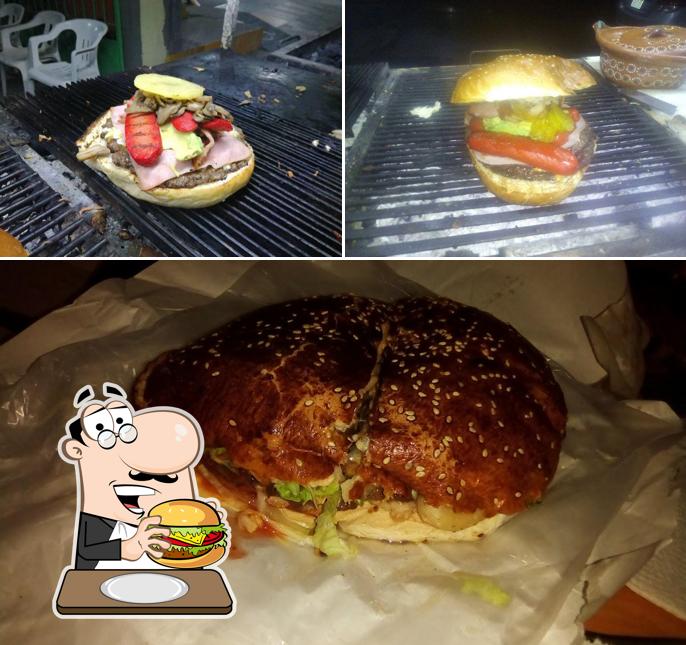 Get a burger at La Parrila Del Tio Homero