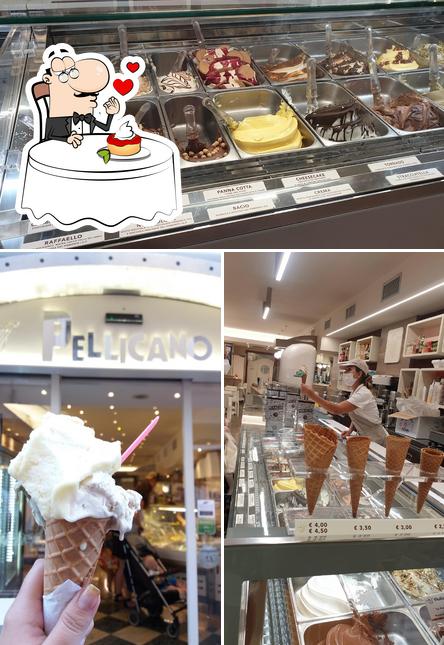 Pellicano Città serve un'ampia selezione di dessert