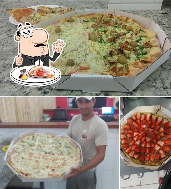 Experimente pizza no Pizzaria Villa D'oro Matão