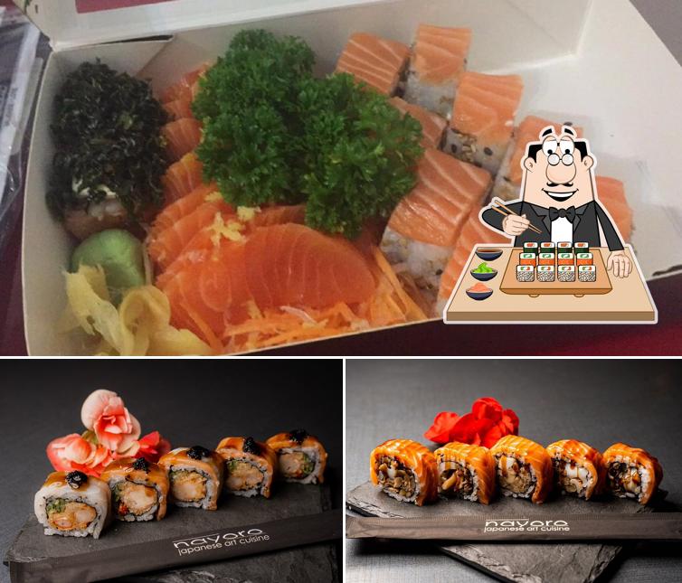 Presenteie-se com sushi no Nayoro Japanese Art Cuisine