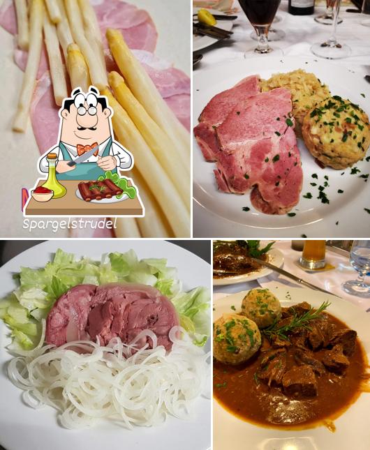 Try out meat dishes at Gasthaus Schwarzer Adler