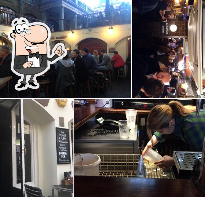 Punch & Judy, 40 The Market, Covent Garden in London Restaurant menu and reviews