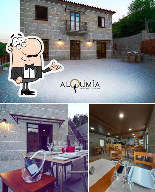 The photo of interior and exterior at Alquimia - Restaurante