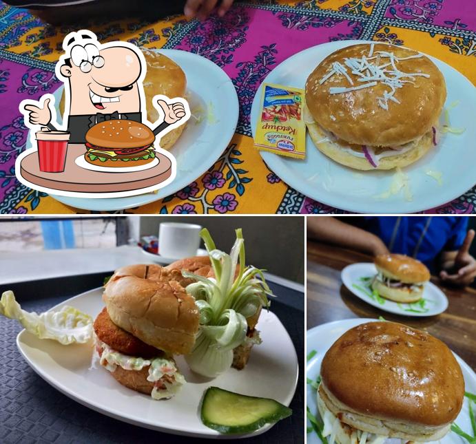 Get a burger at FoodKraft Tonk