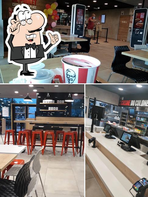 L'intérieur de KFC Osny