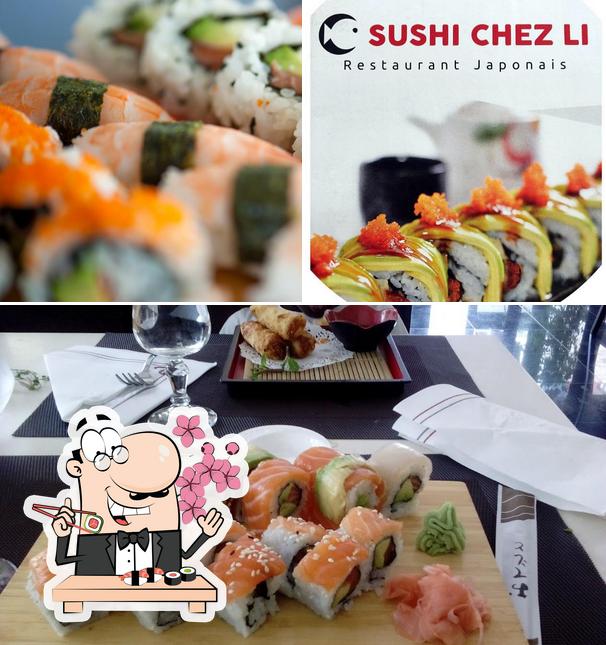 Essayez de nombreuses options de sushi