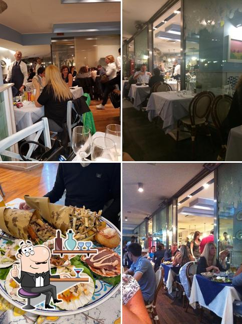 Gli interni di Trattoria Da Adriano