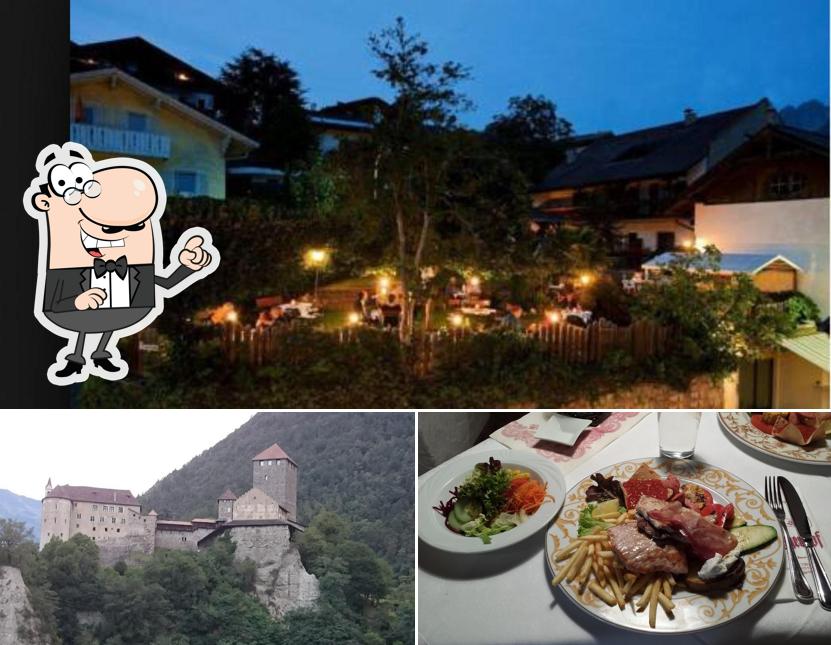 Dai un’occhiata alla immagine che presenta la esterno e cibo di Furggerhof