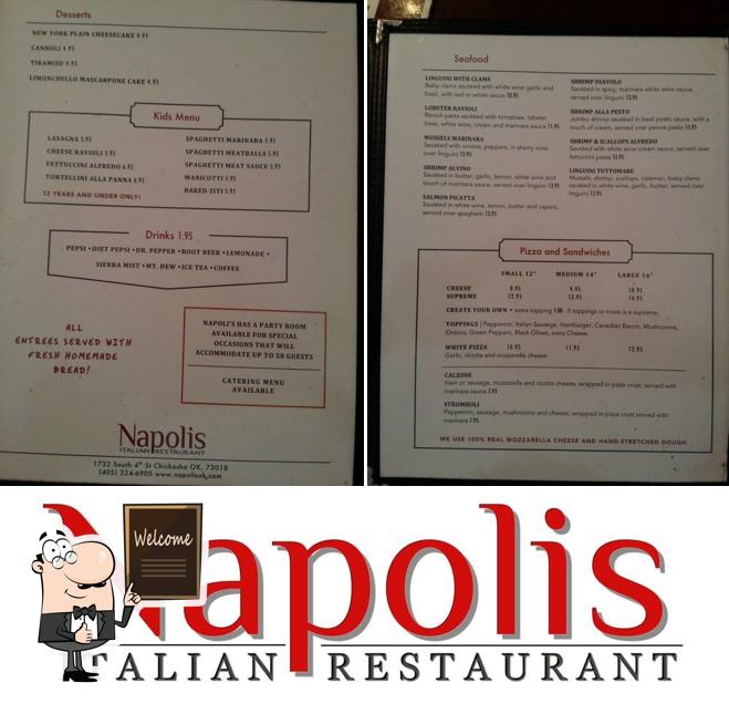 Here's a picture of Napoli's Italian Restaurant