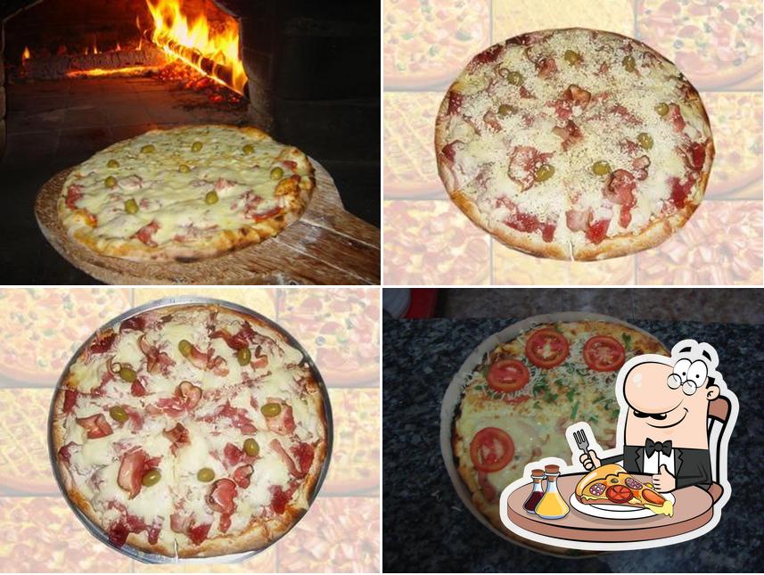 Experimente pizza no Pizzaria Veneza