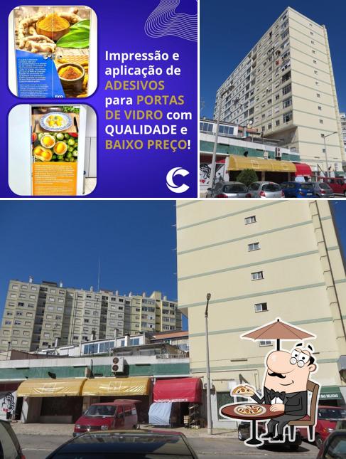 A imagem do Alto Horizonte’s exterior e comida