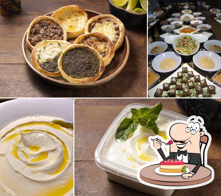 Barakah Cozinha Árabe serve uma variedade de sobremesas