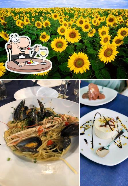 Tra le varie cose da Casa Rossa Ristorante, Pizzeria, Birreria e Bar a pochi km da Piombino, Baratti e San Vincenzo si possono trovare la cibo e esterno