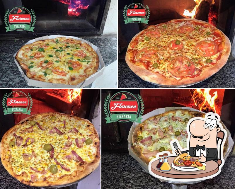 Experimente pizza no Florence Pizzaria