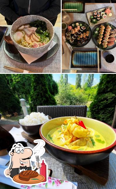 Prenez des repas à base de viande à KAZUMI Sushi Bistro