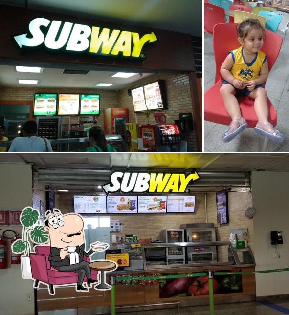 Veja imagens do interior do Subway