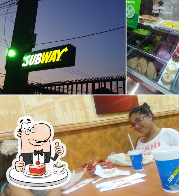 Subway oferece uma escolha de sobremesas