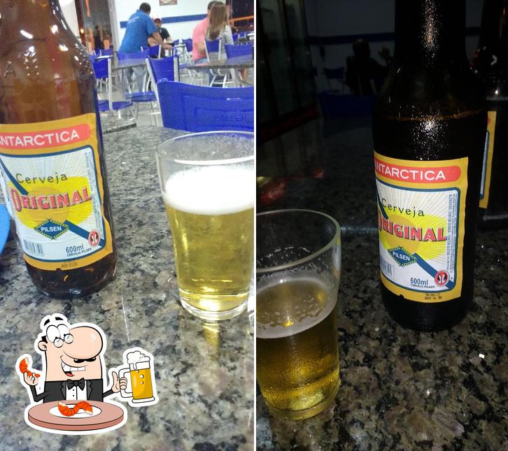 Você pode tomar um copo de cerveja leve ou escura