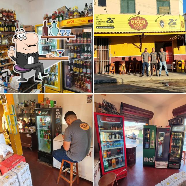 O interior do Distribuidora Beer Stop