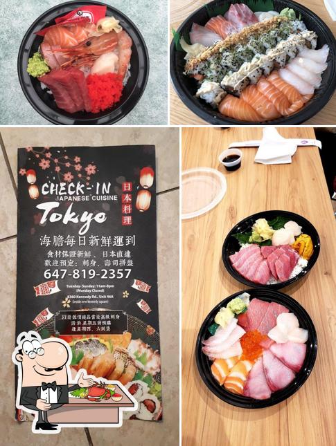 Get seafood at Check-in Tokyo