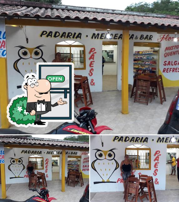 A imagem da exterior e interior no Padaria E Pizzaria Flor Da Manhã