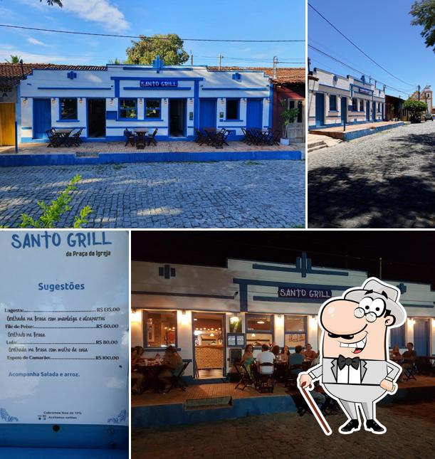 Veja imagens do exterior do Santo Grill