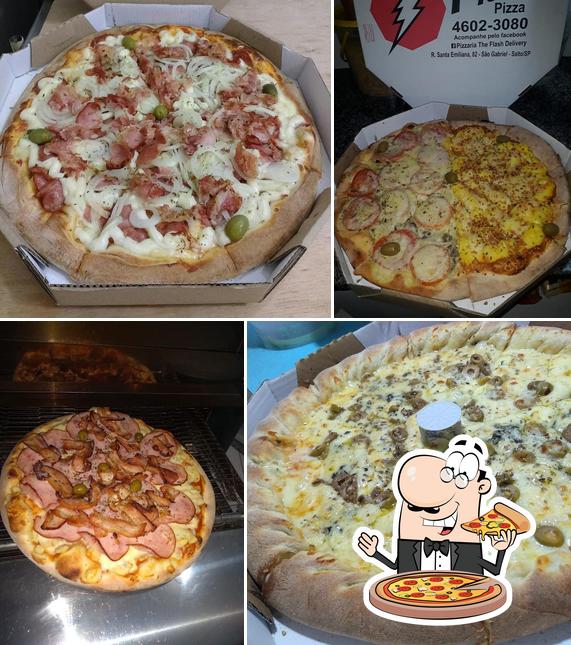 No Pizzaria The Flash, você pode degustar pizza