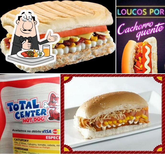 Comida em Total Center Hot Dog