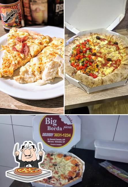 No Big Borda Gourmet, você pode pedir pizza