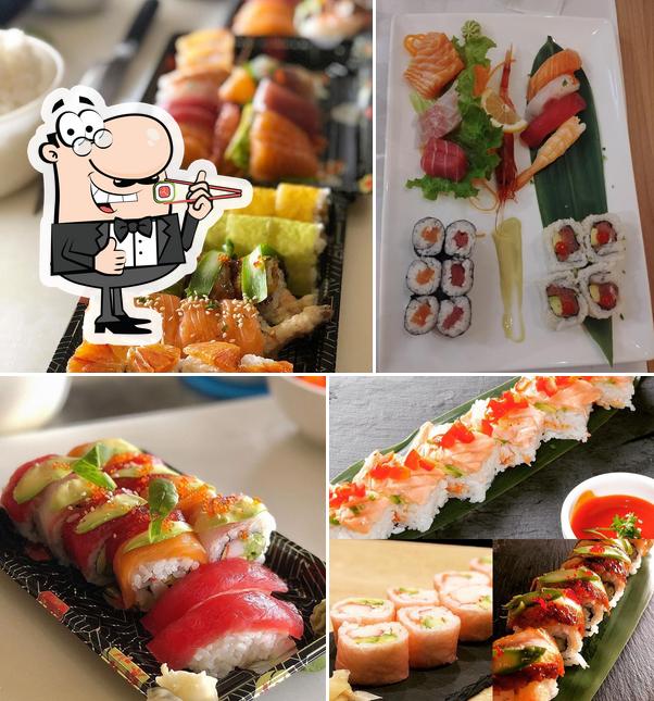 Scegli le diverse opzioni di sushi