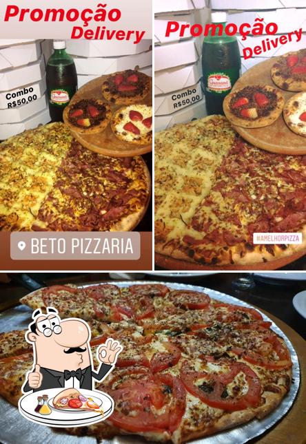 Consiga pizza no Beto PizzaGrill